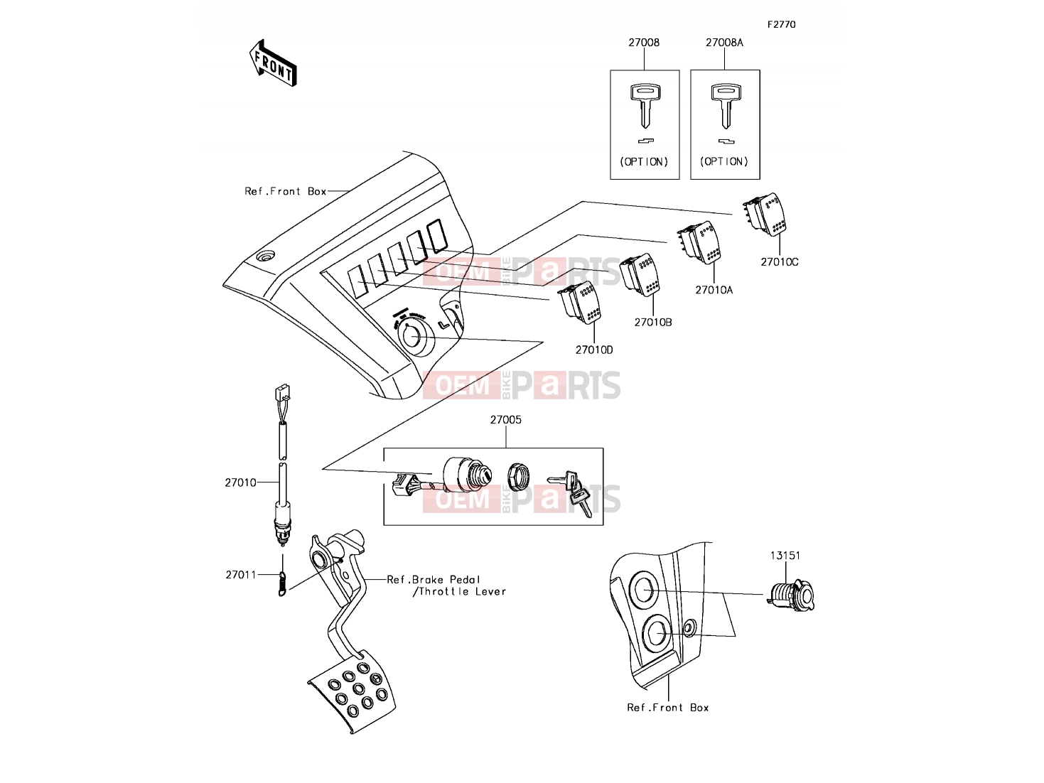 KAWASAKI 2017 Ignition Switch