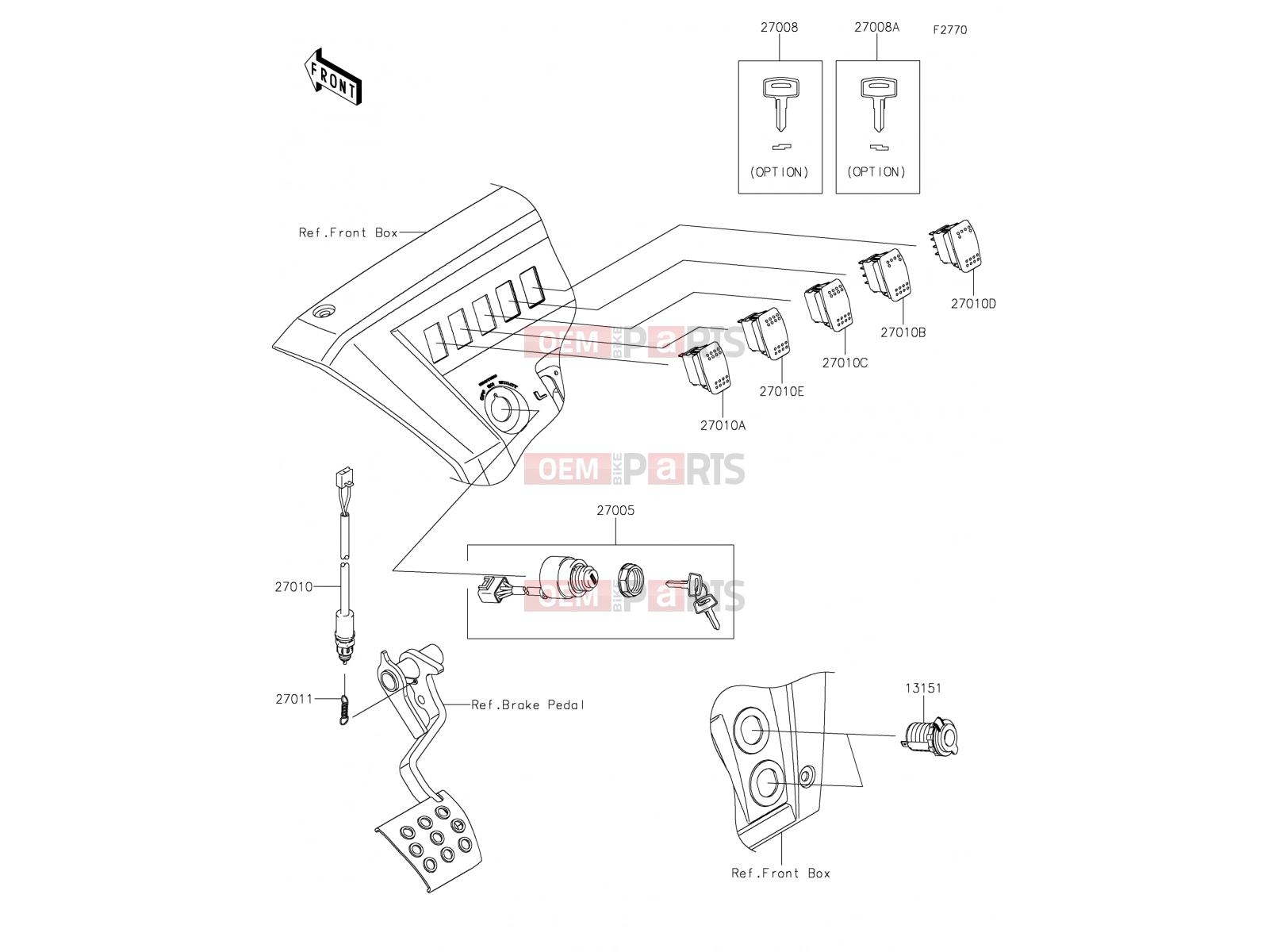 KAWASAKI 2018 Ignition Switch
