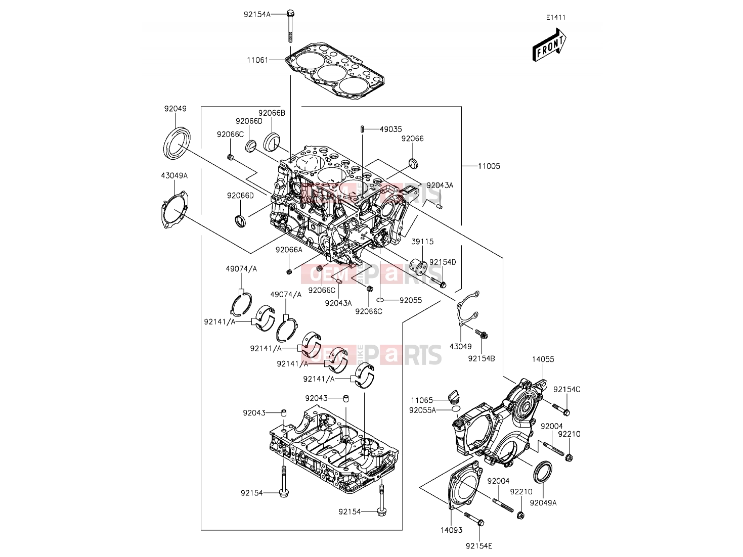 KAWASAKI 2016 Crankcase