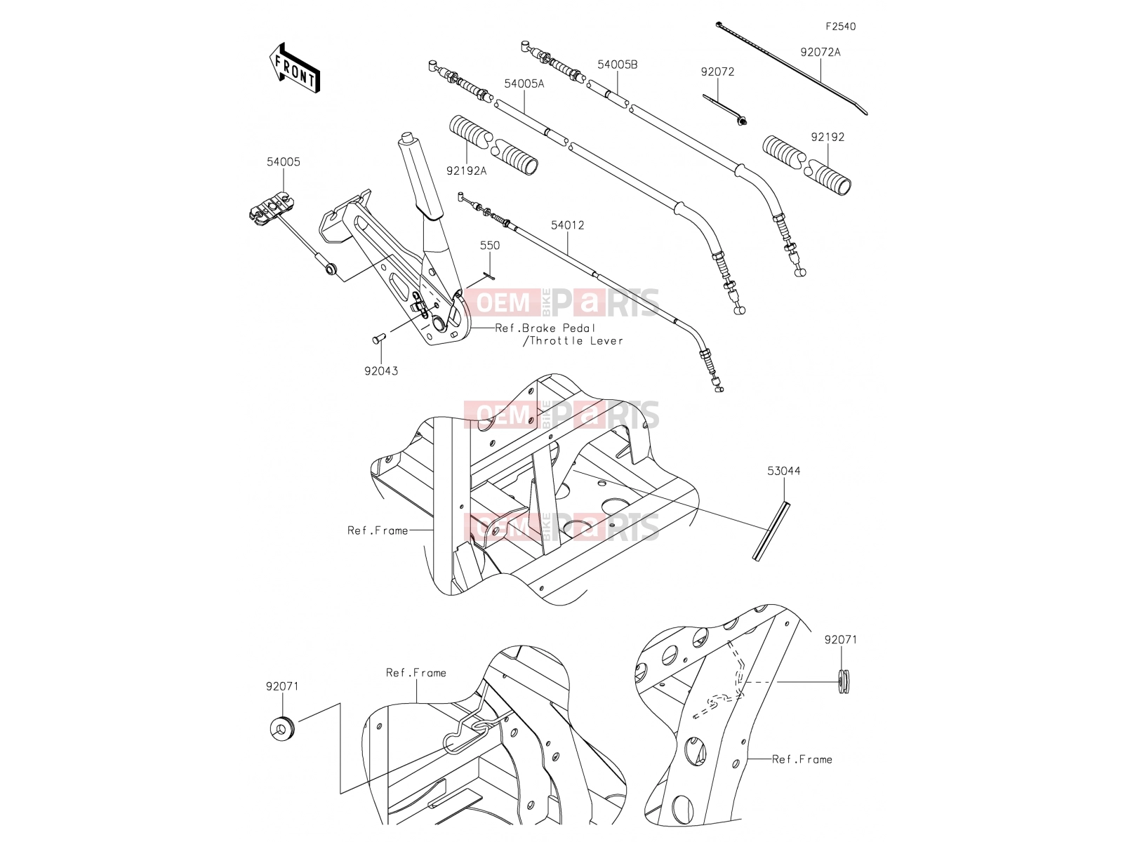 KAWASAKI 2017 Cables