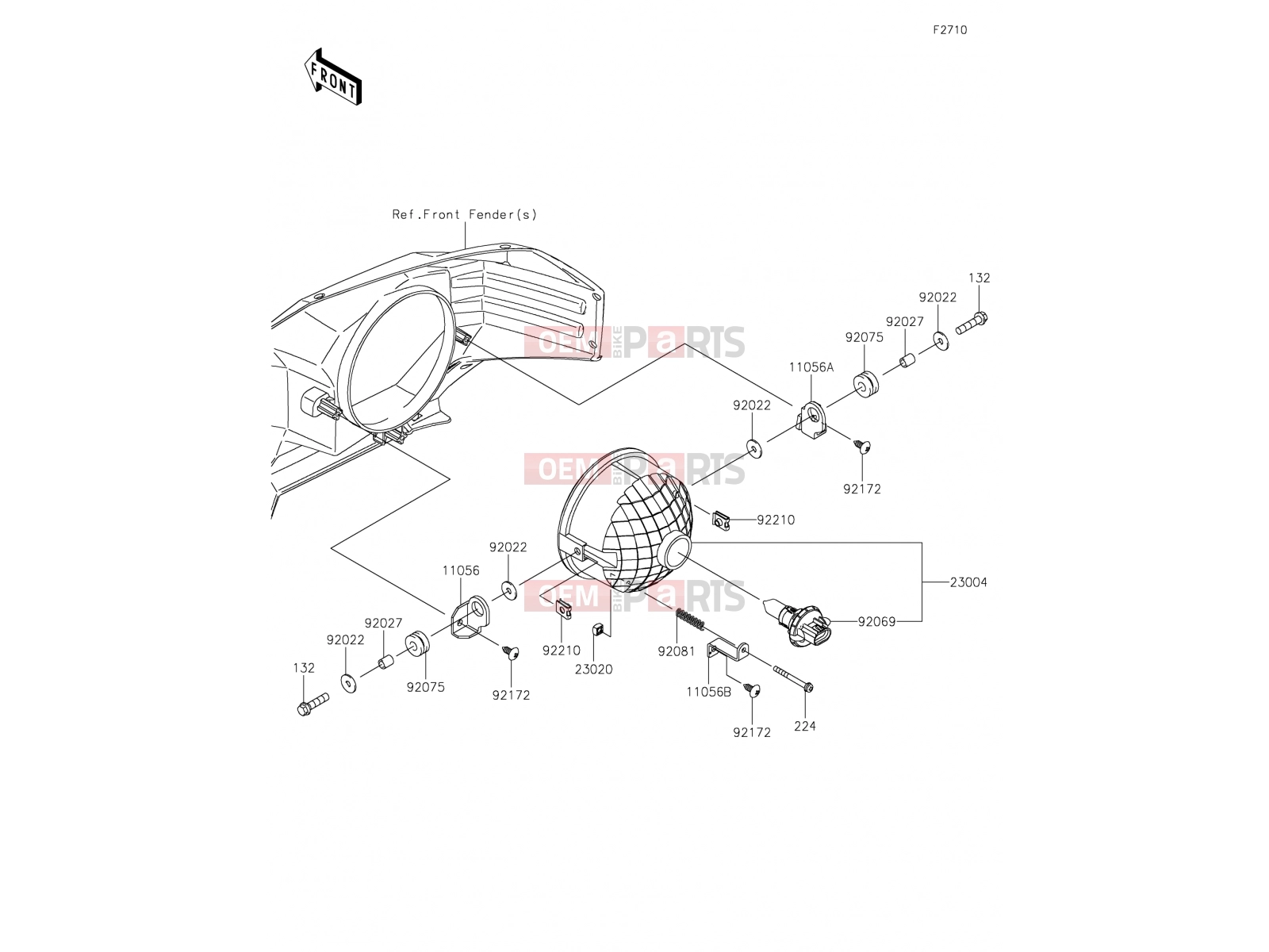 KAWASAKI 2017 Headlight(s)