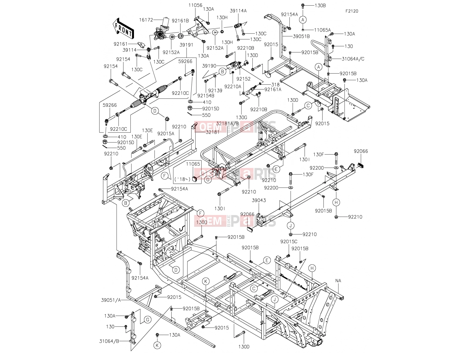 KAWASAKI 2017 Frame