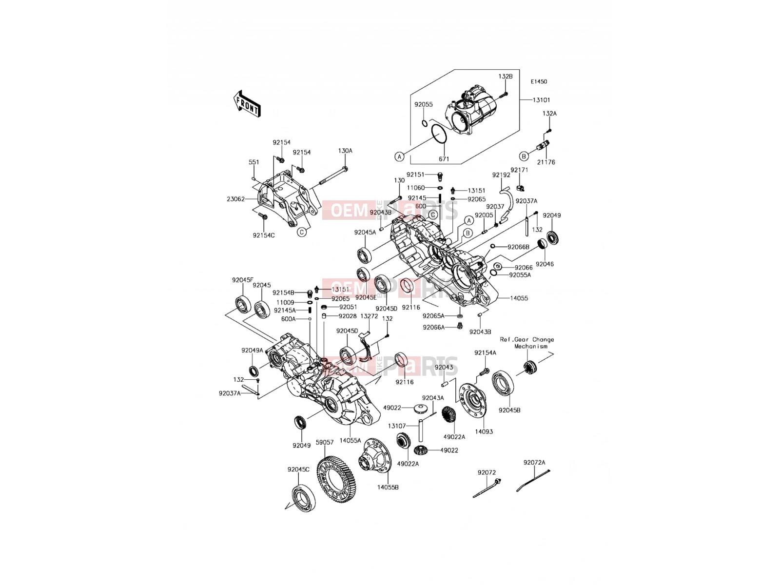 KAWASAKI 2017 Gear Box