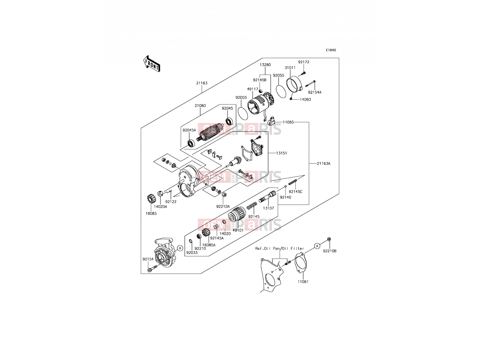KAWASAKI 2017 Starter Motor