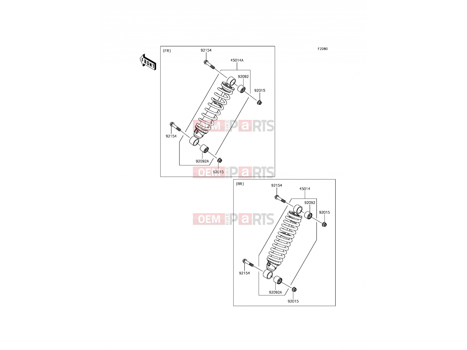 KAWASAKI 2017 Shock Absorber(s)