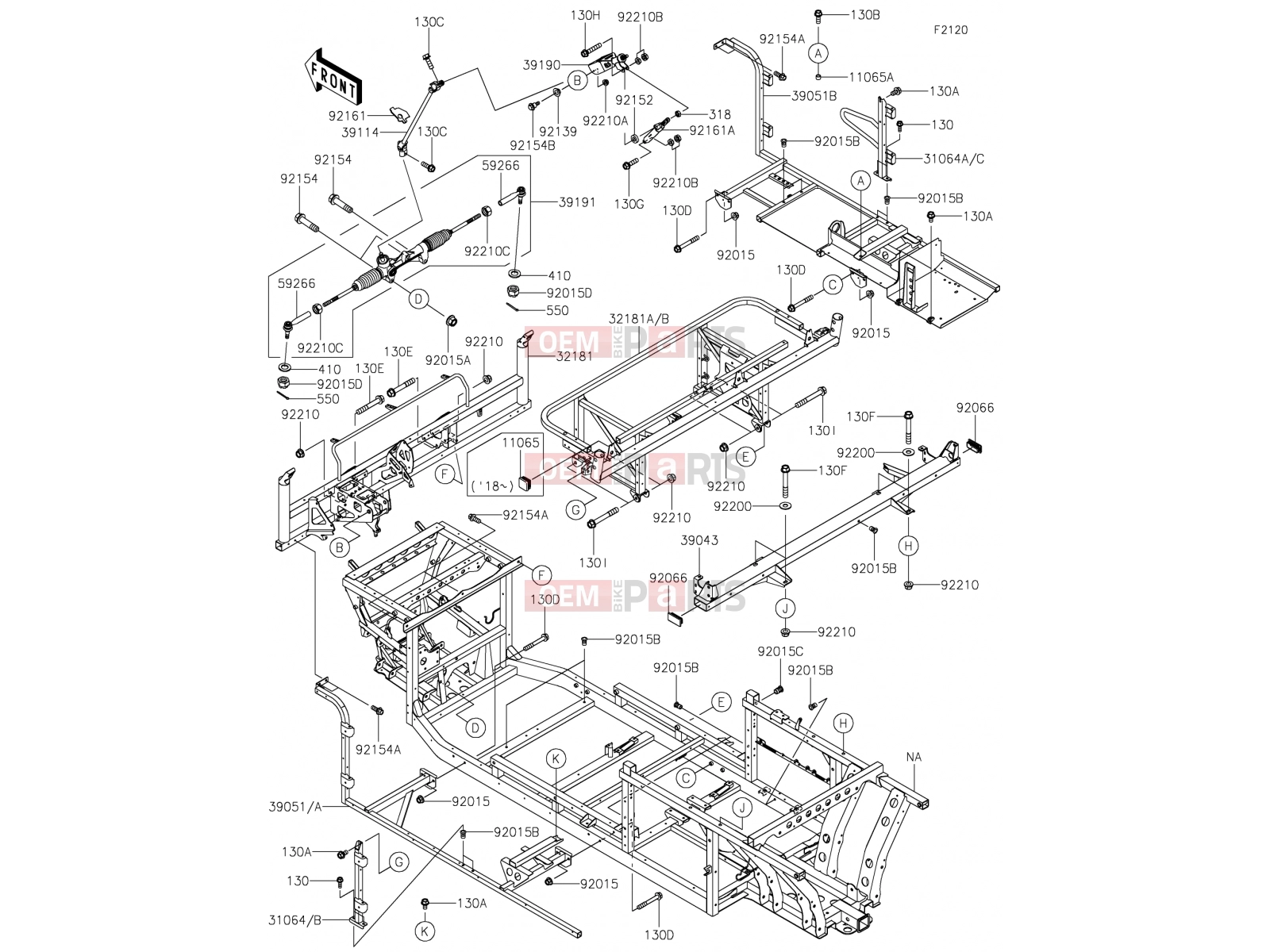 KAWASAKI 2018 Frame