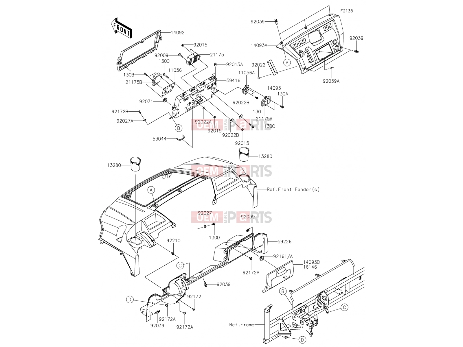 KAWASAKI 2018 Front Box