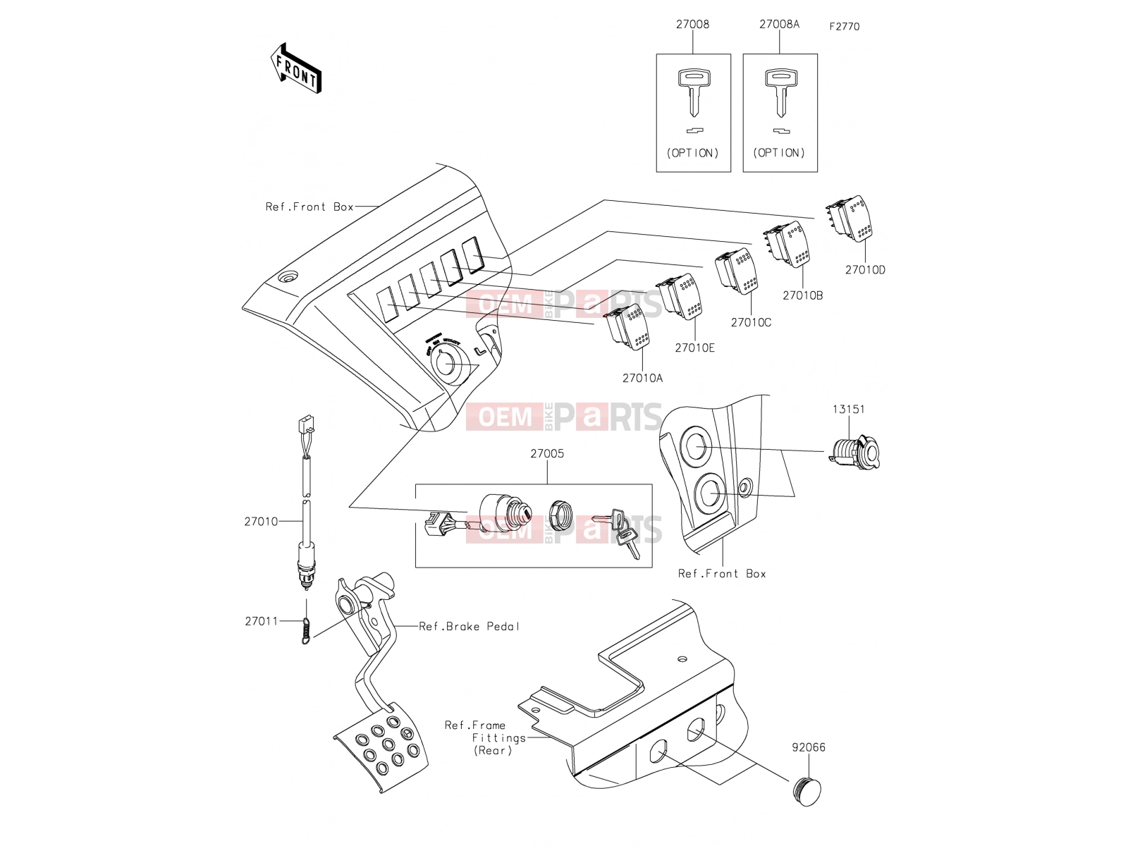 KAWASAKI 2018 Ignition Switch