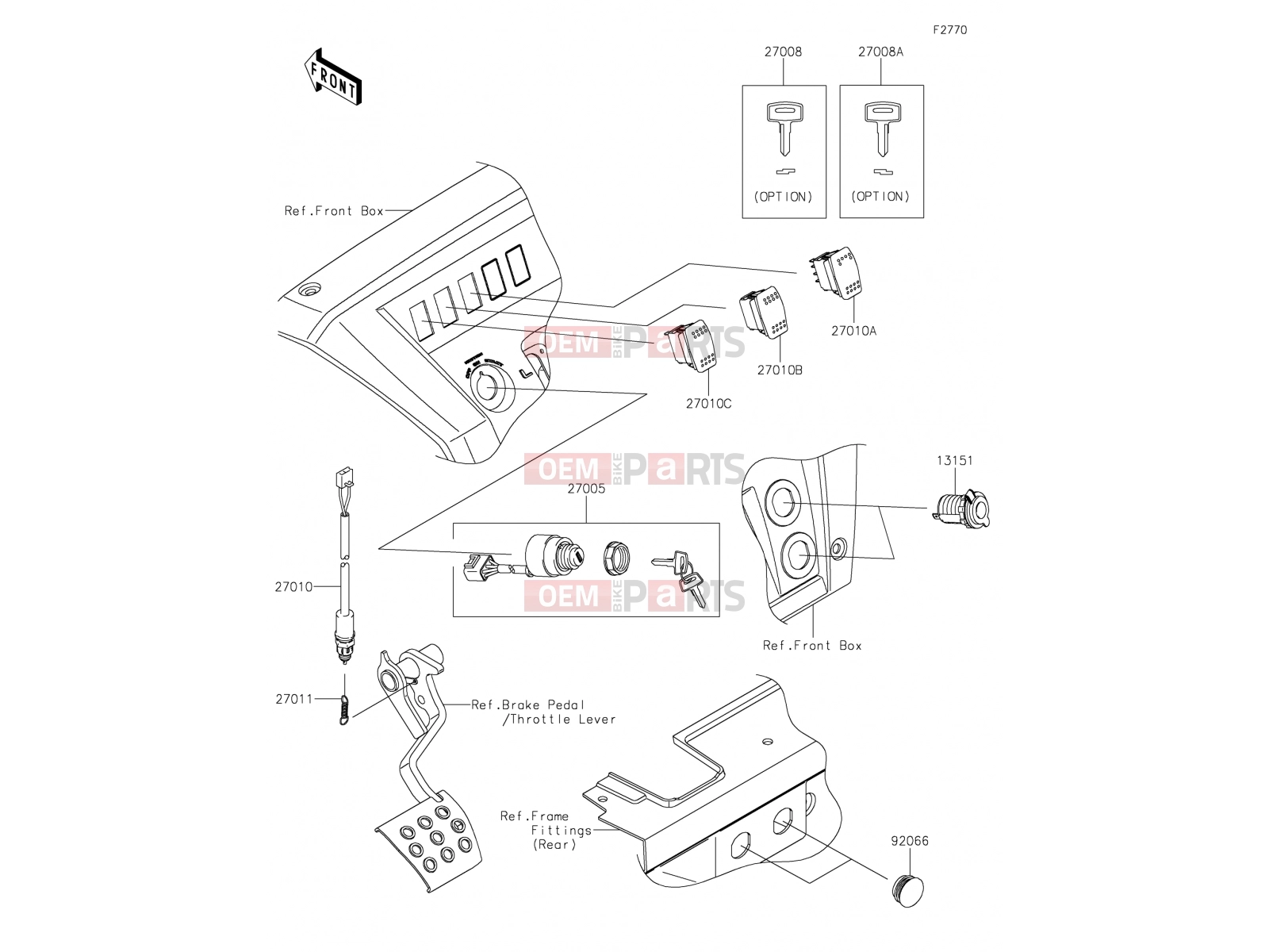KAWASAKI 2019 Ignition Switch