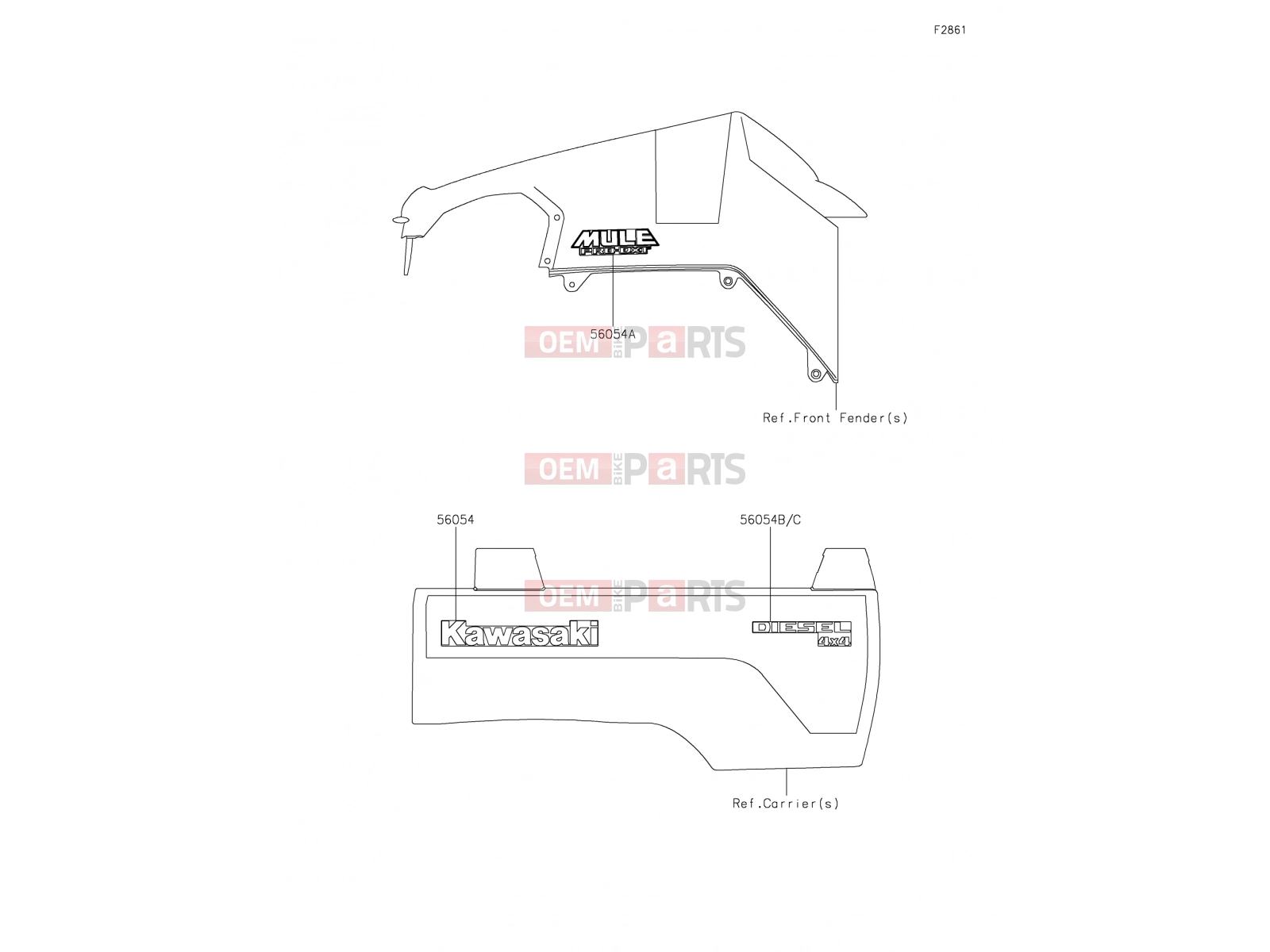 KAWASAKI 2019 Decals