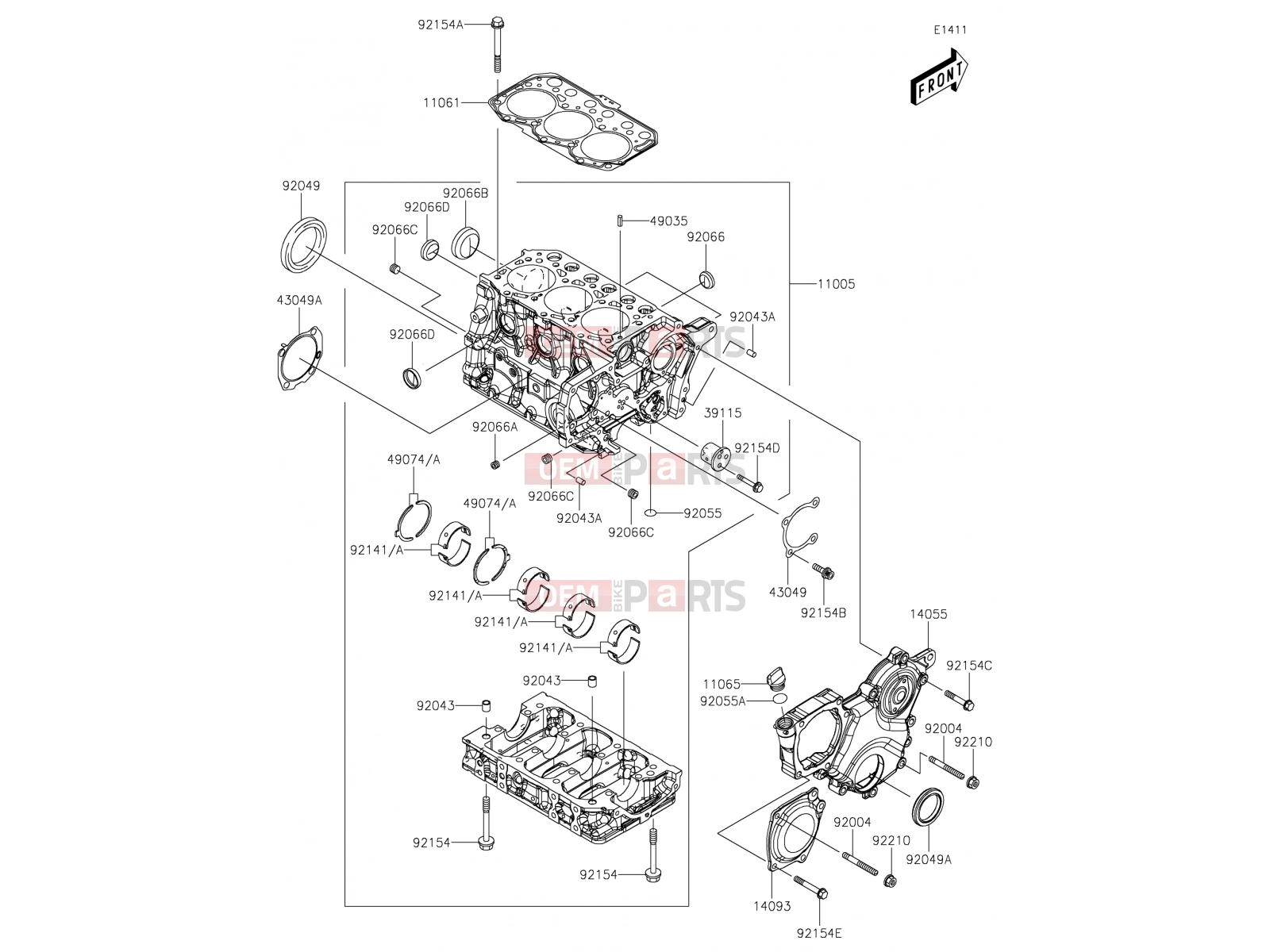 KAWASAKI 2019 Crankcase