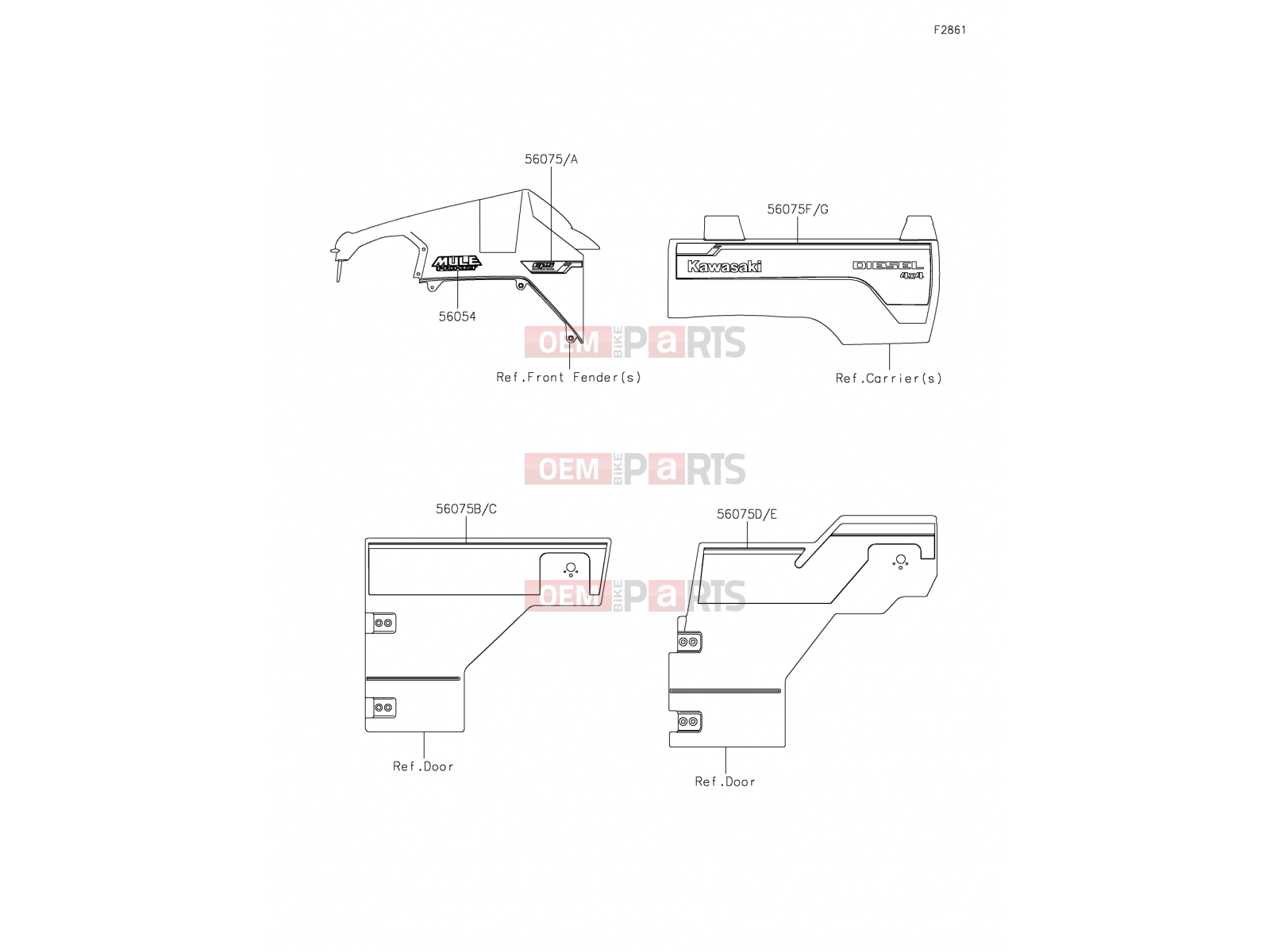 KAWASAKI 2019 Decals