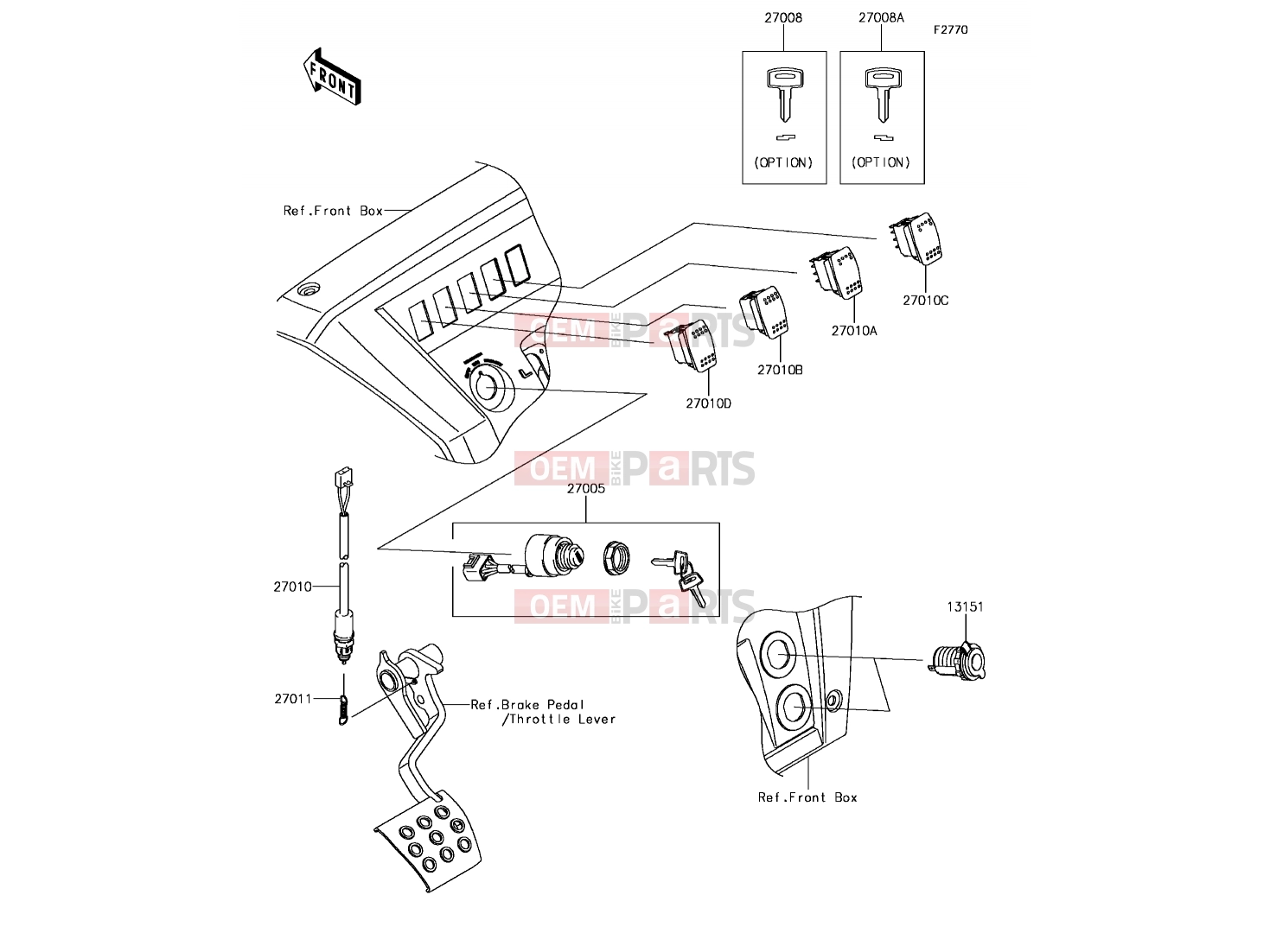 KAWASAKI 2017 Ignition Switch