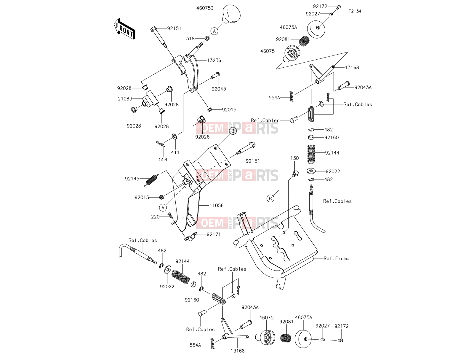 KAWASAKI 2017 Shift Lever(s)