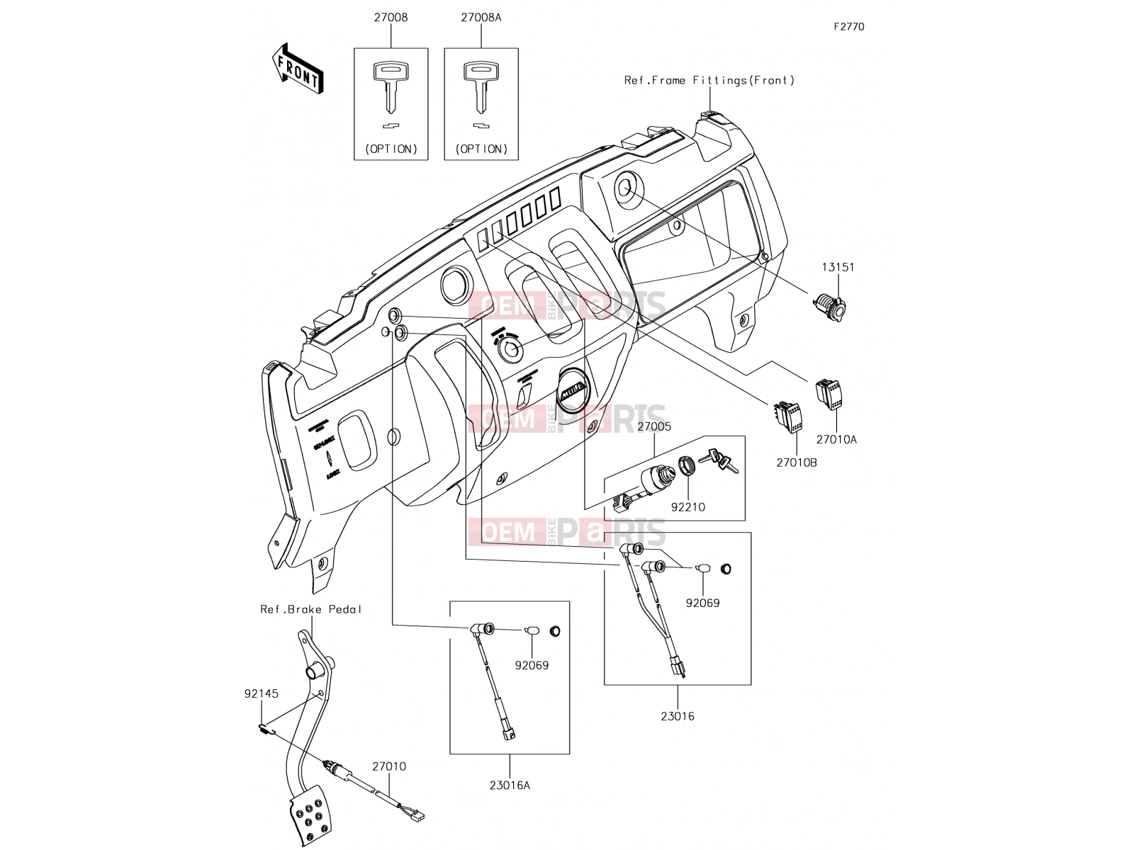 KAWASAKI 2017 Ignition Switch