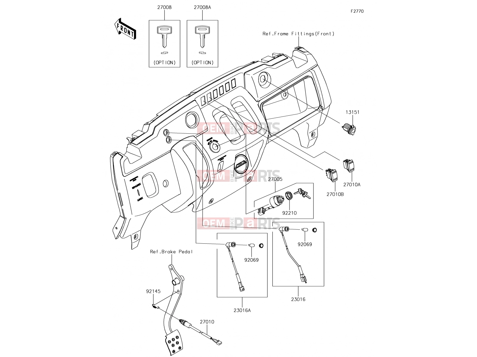KAWASAKI 2017 Ignition Switch