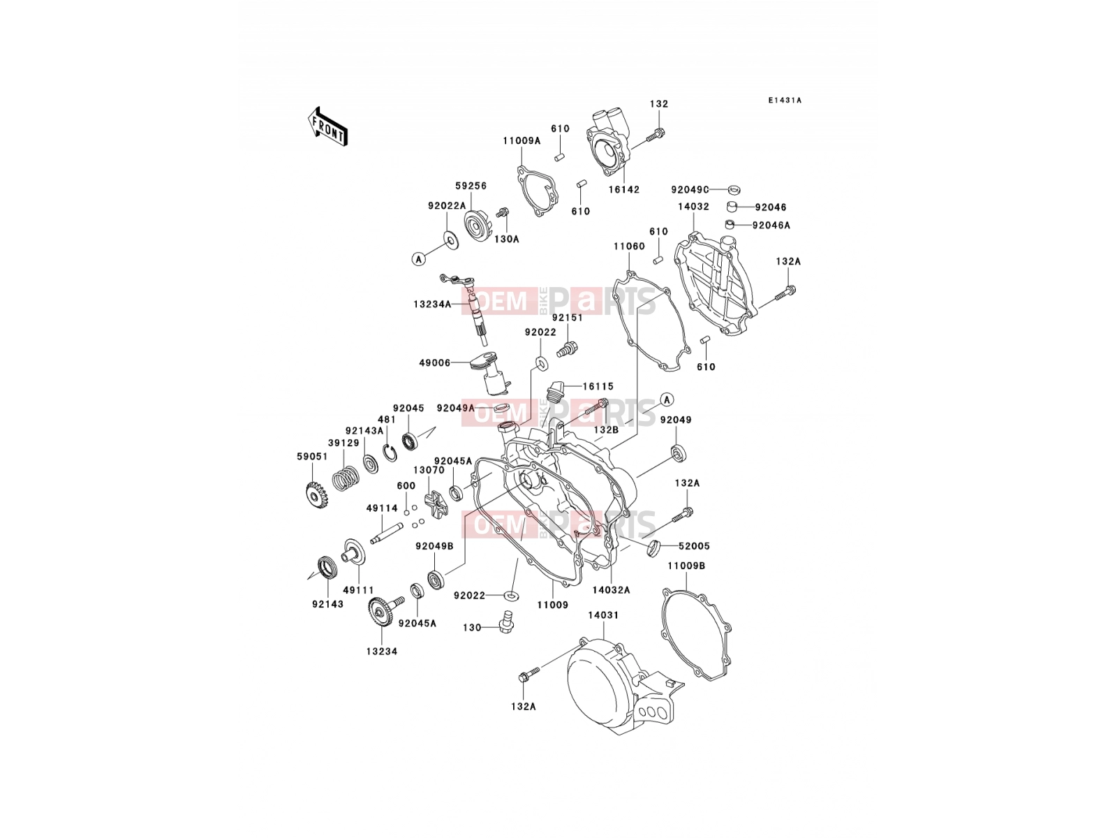 KAWASAKI 2003 Engine Cover(s)