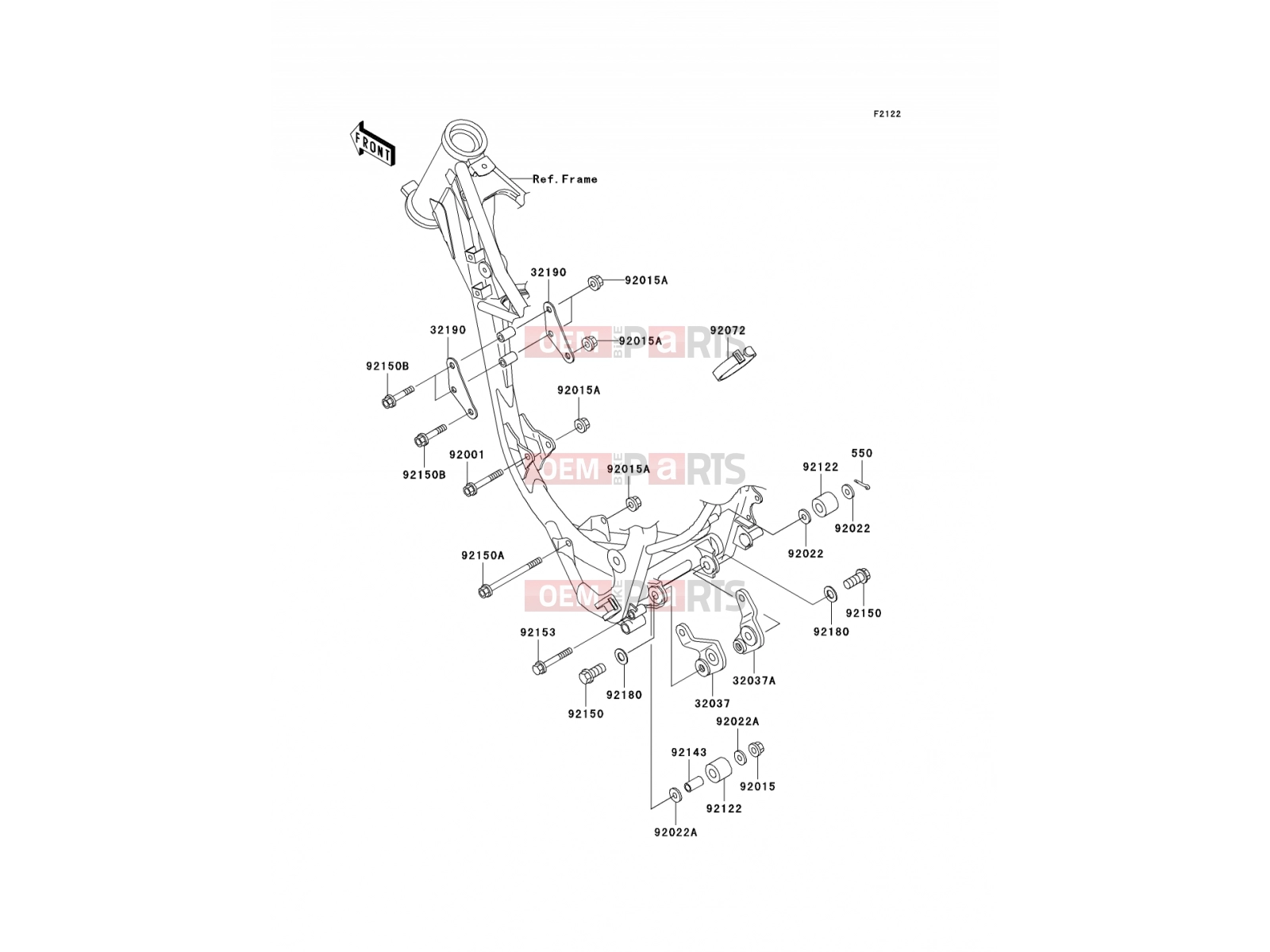 KAWASAKI 2007 Engine Mount