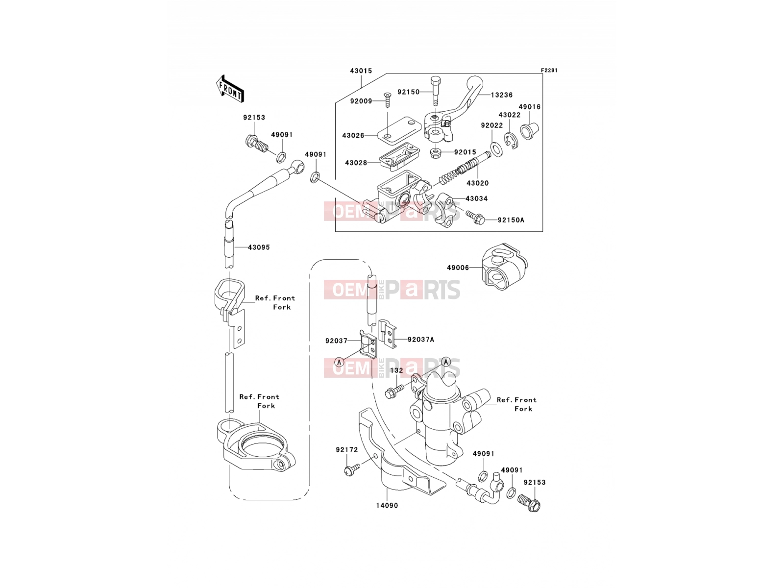 KAWASAKI 2007 Front Master Cylinder