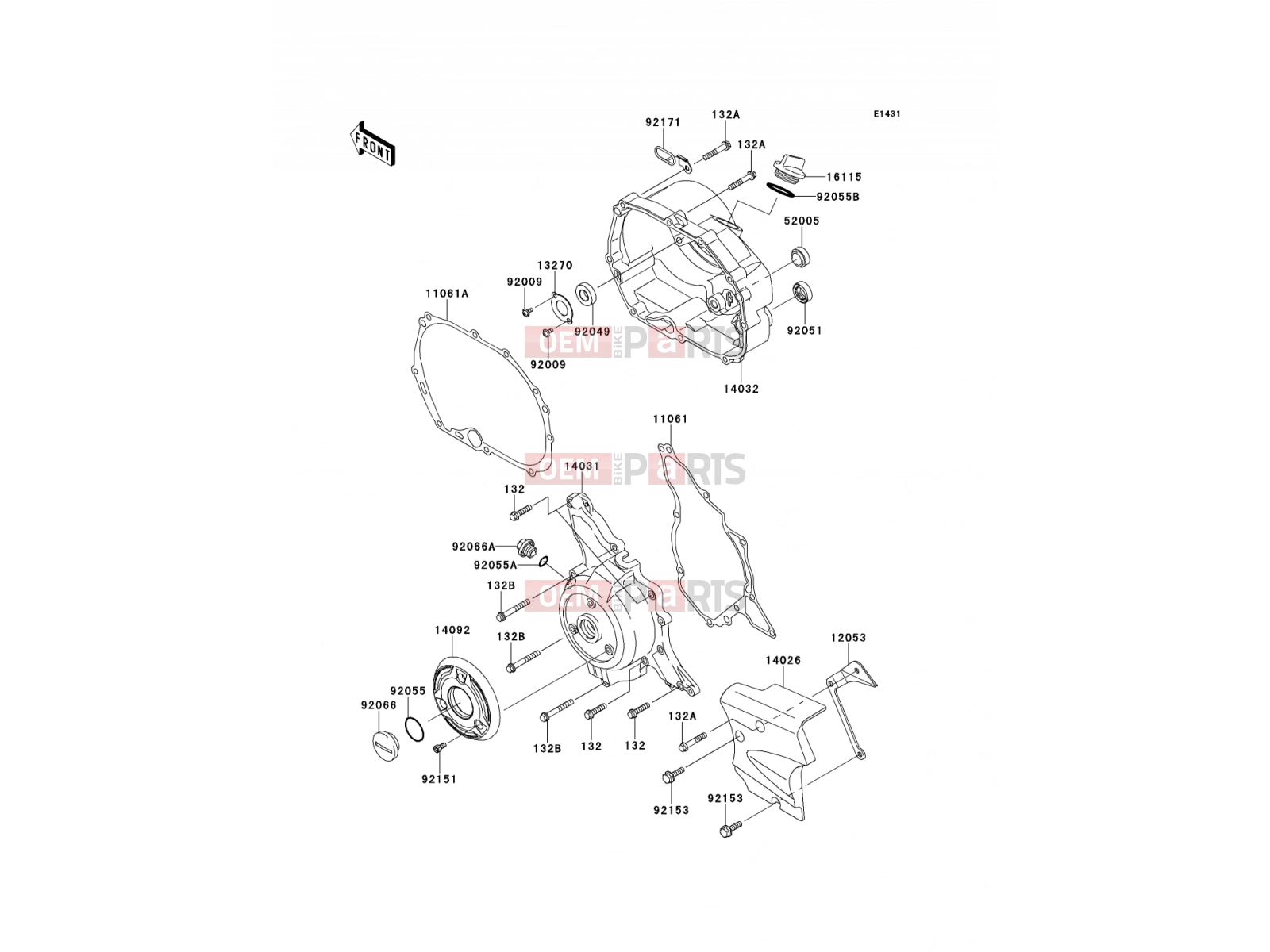 KAWASAKI 2012 Engine Cover(s)