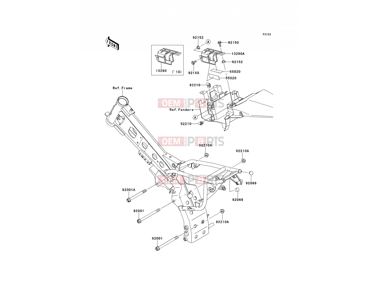 KAWASAKI 2012 Engine Mount