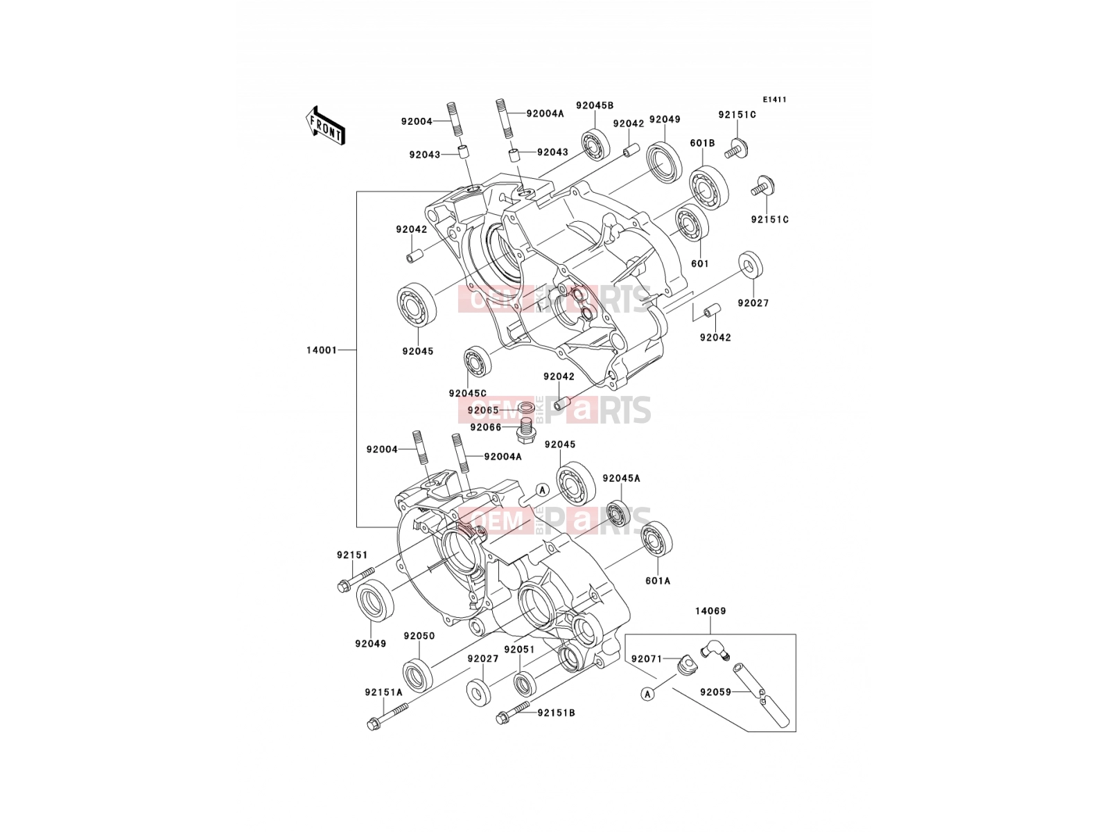 KAWASAKI 2012 Crankcase