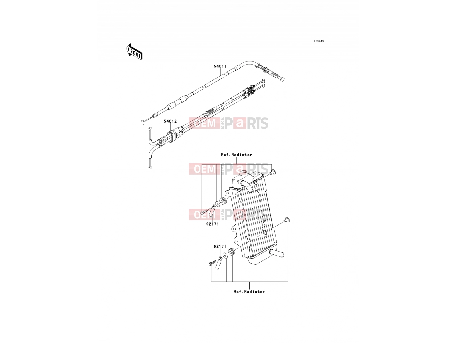 KAWASAKI 2013 Cables