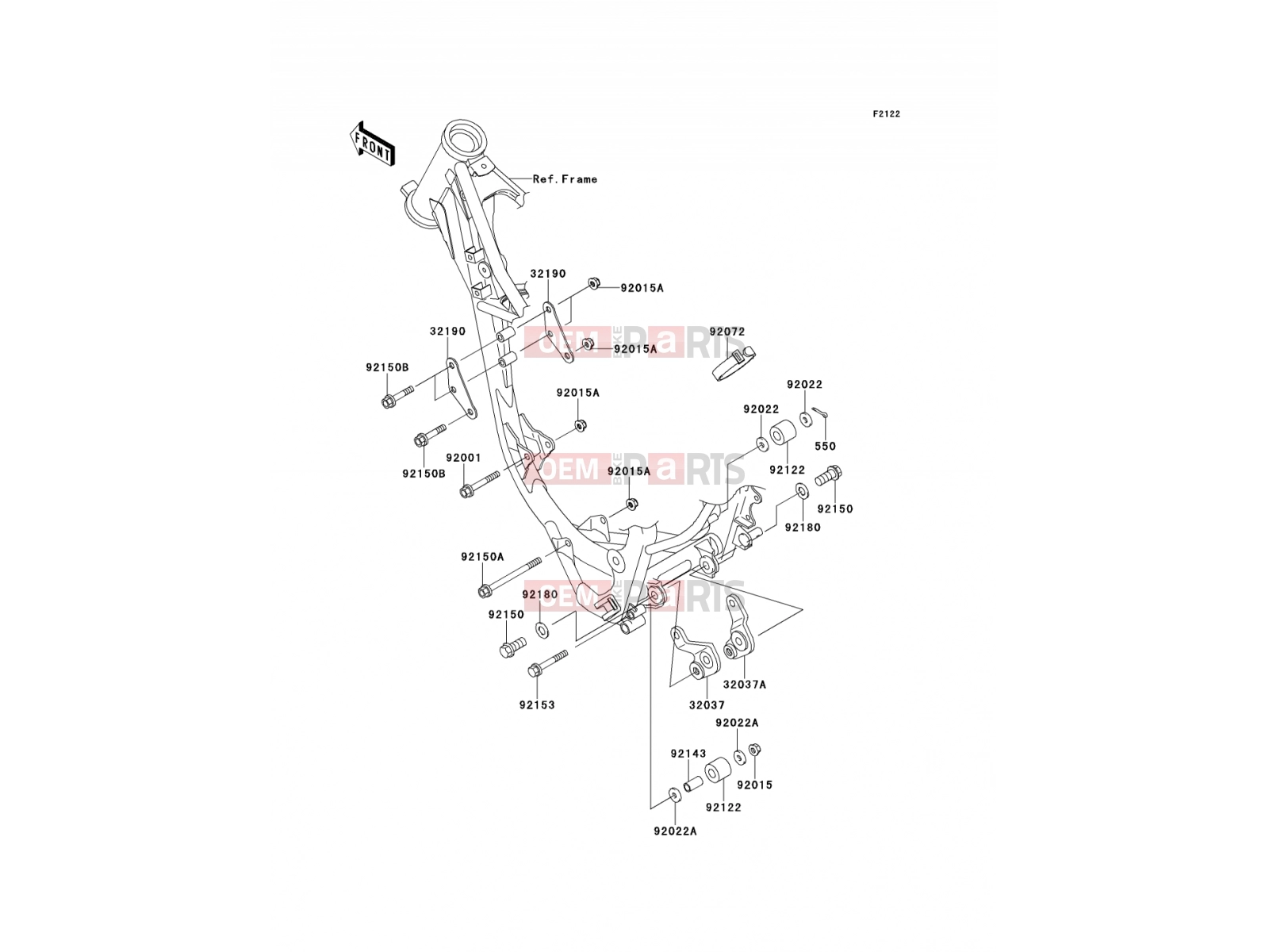 KAWASAKI 2013 Engine Mount