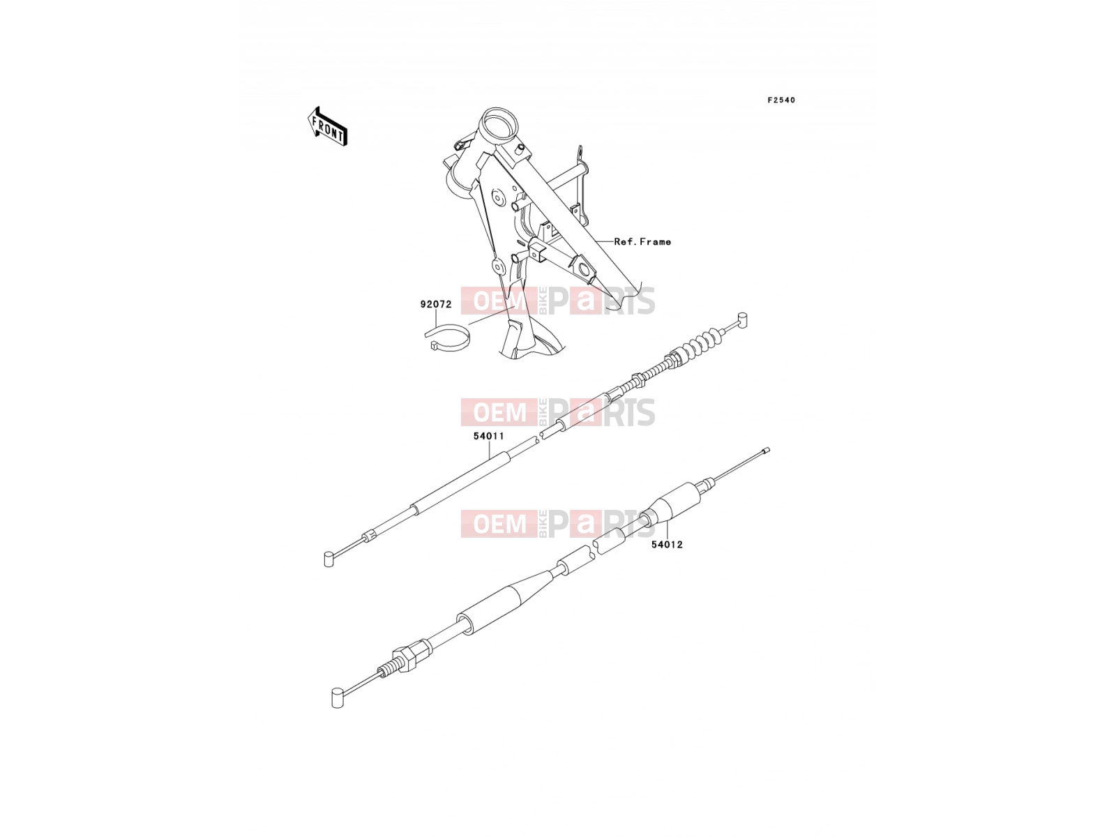 KAWASAKI 2014 Cables