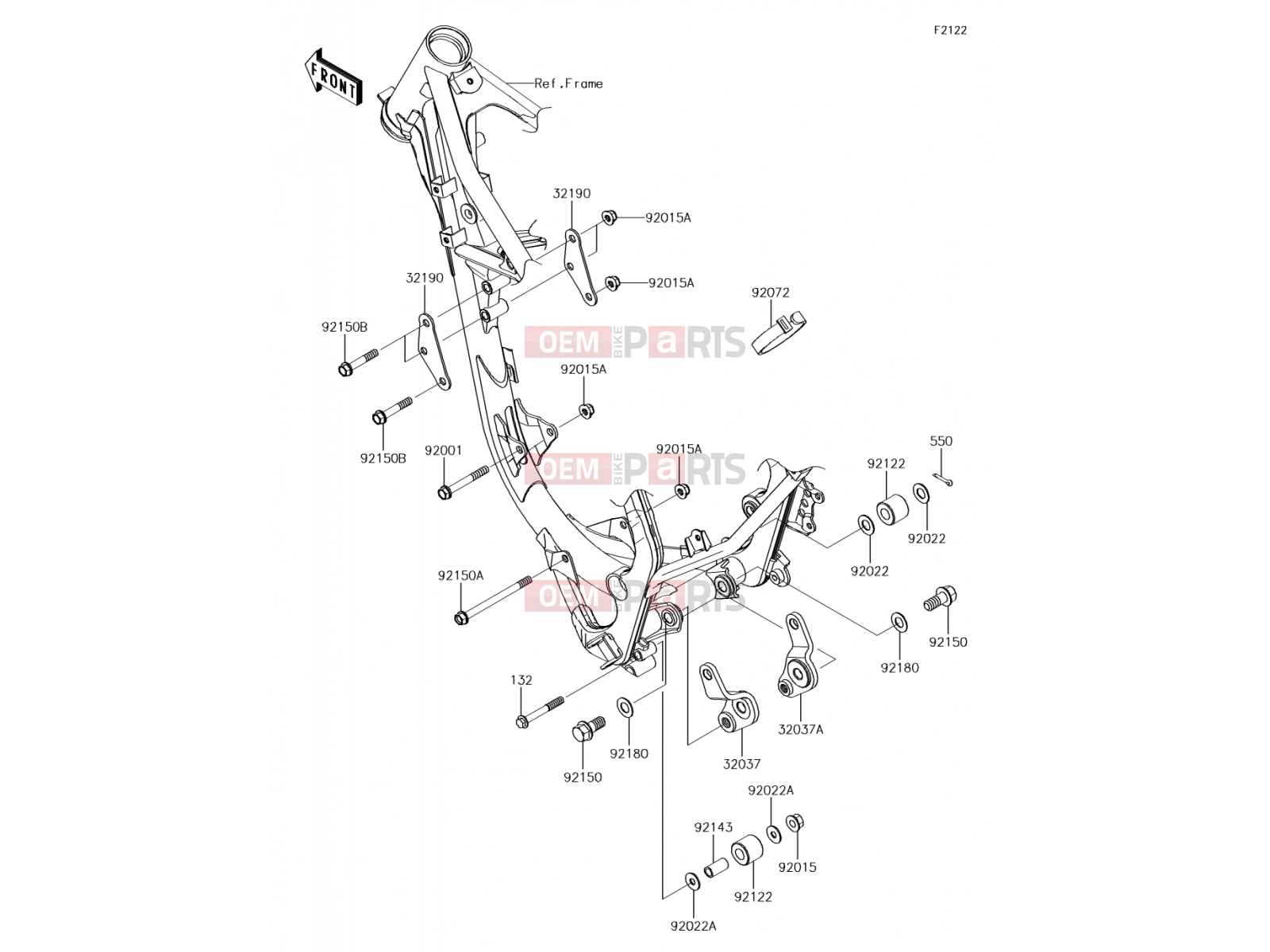 KAWASAKI 2015 Engine Mount