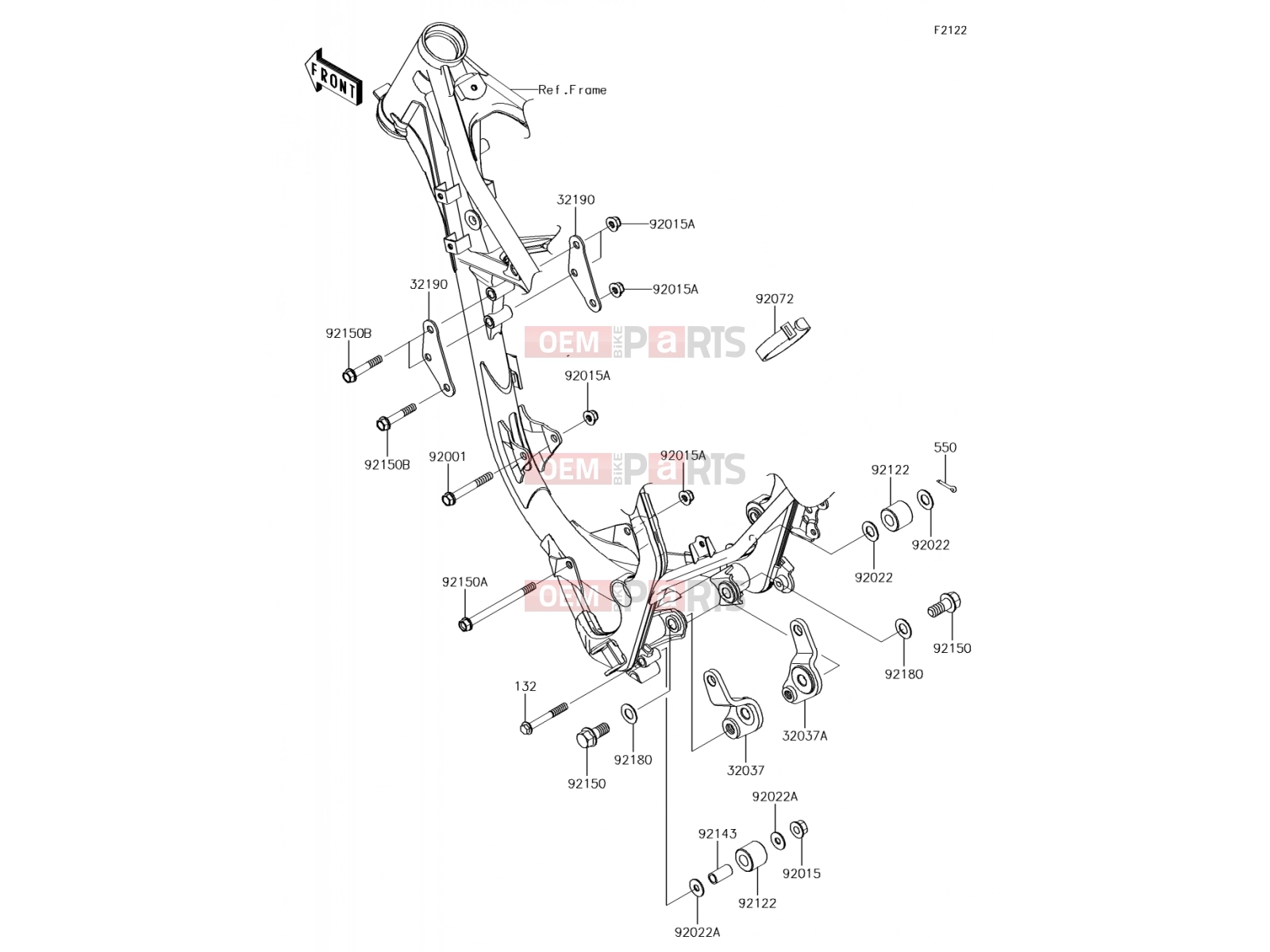 KAWASAKI 2015 Engine Mount