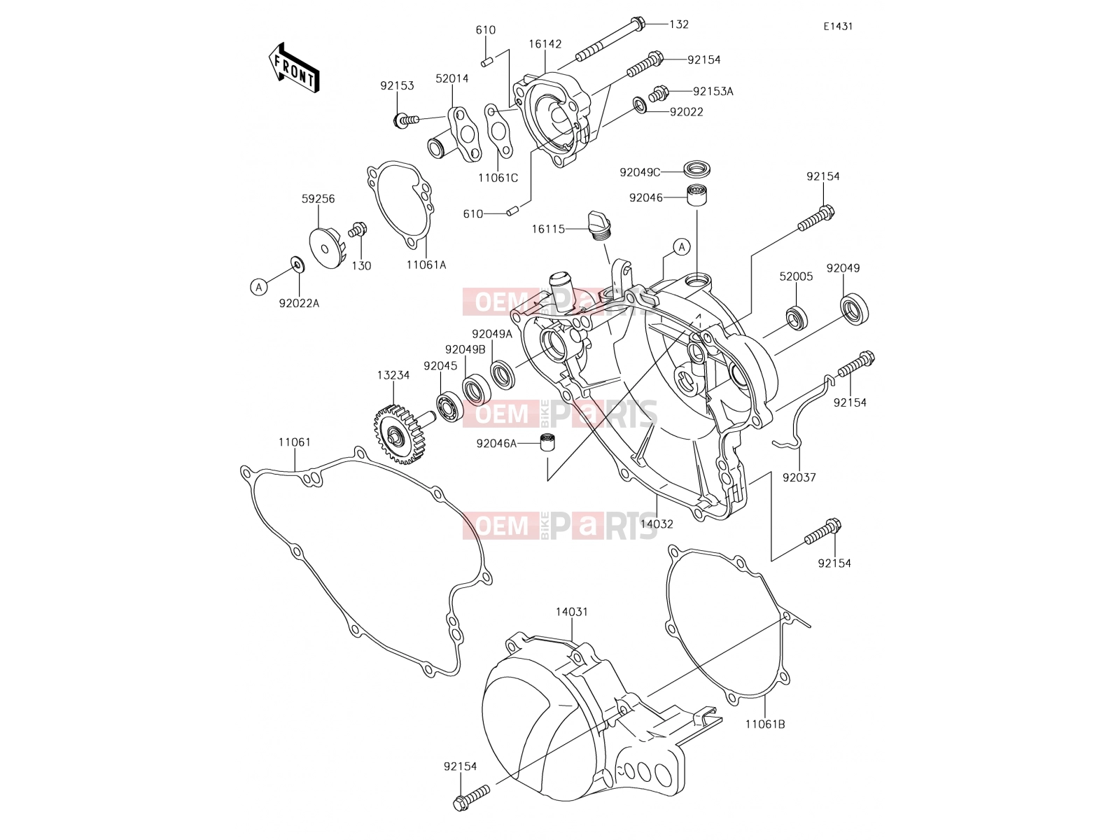 KAWASAKI 2017 Engine Cover(s)