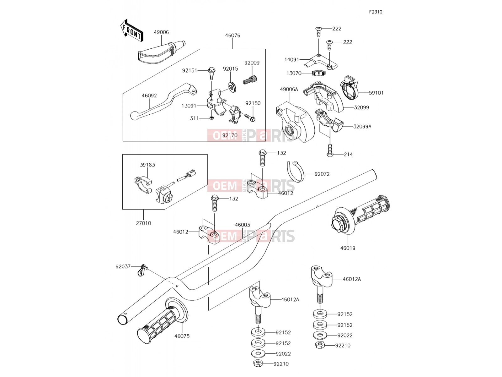 KAWASAKI 2017 Handlebar