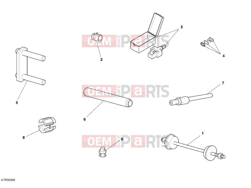 DUCATI 2007 Sporttouring ST3 S ABS WORKSHOP SERVICE TOOLS, FRAME » FRAME