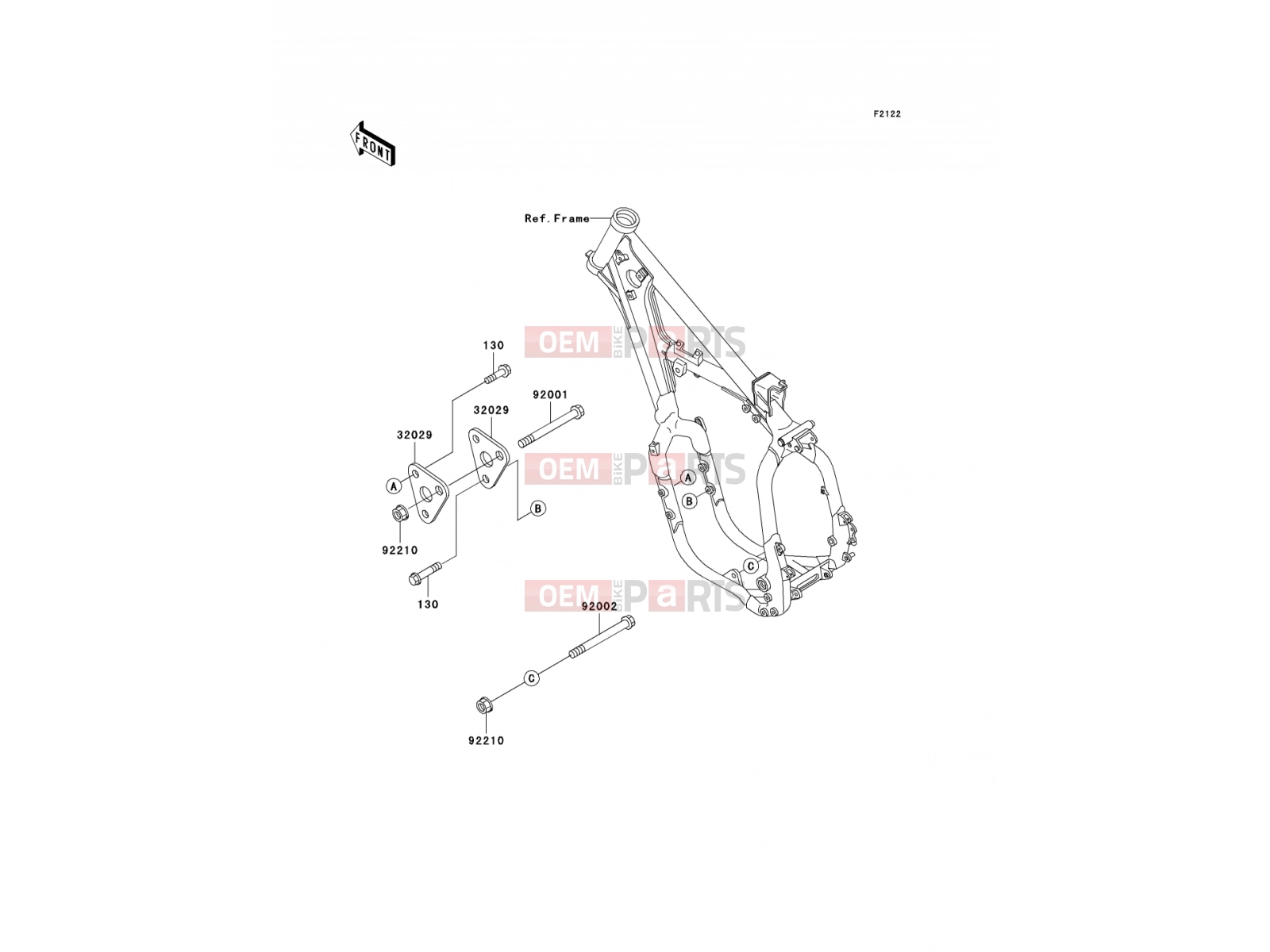 KAWASAKI 2001 Engine Mount