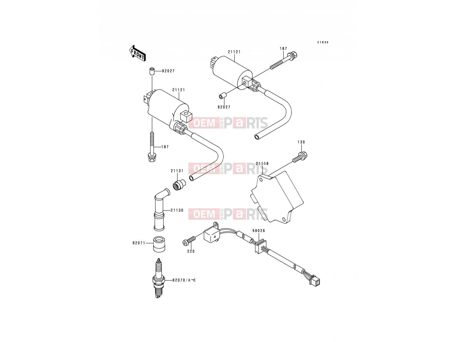 KAWASAKI 2000 Ignition System