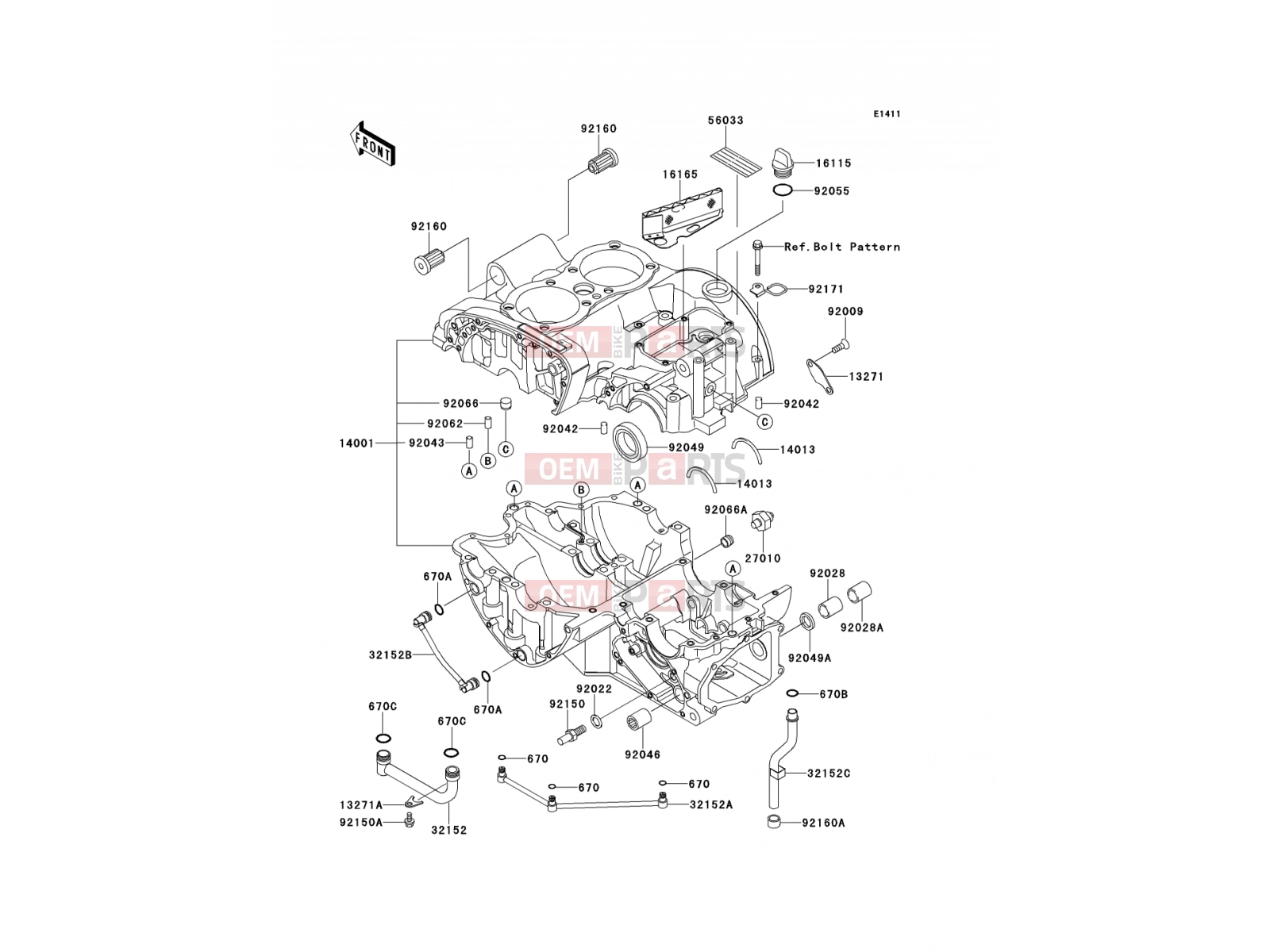 KAWASAKI 2002 Crankcase