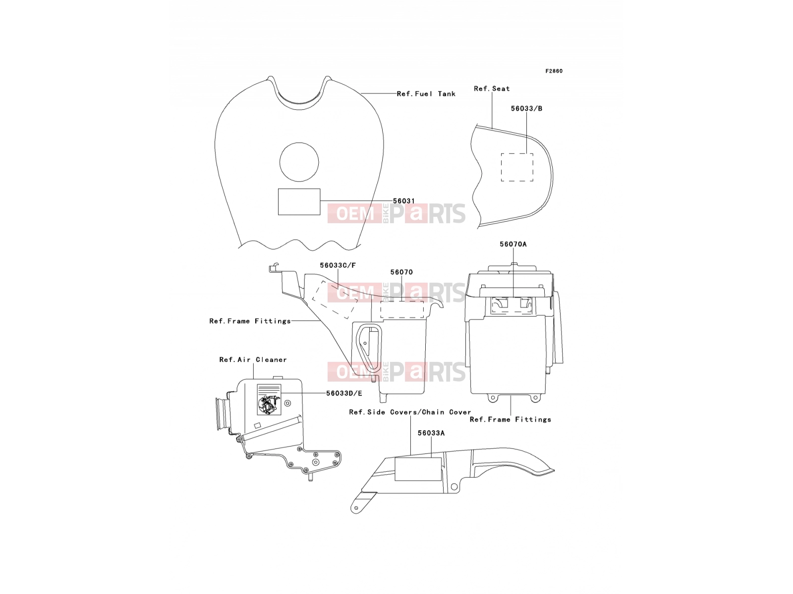 KAWASAKI 2002 Labels