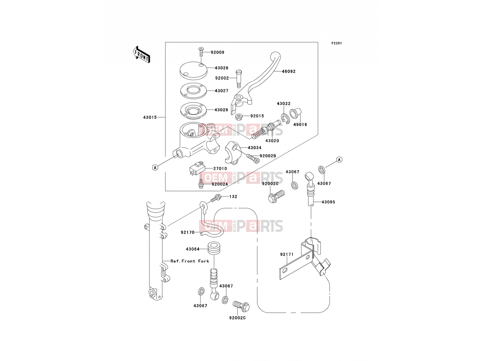 KAWASAKI 2002 Front Master Cylinder