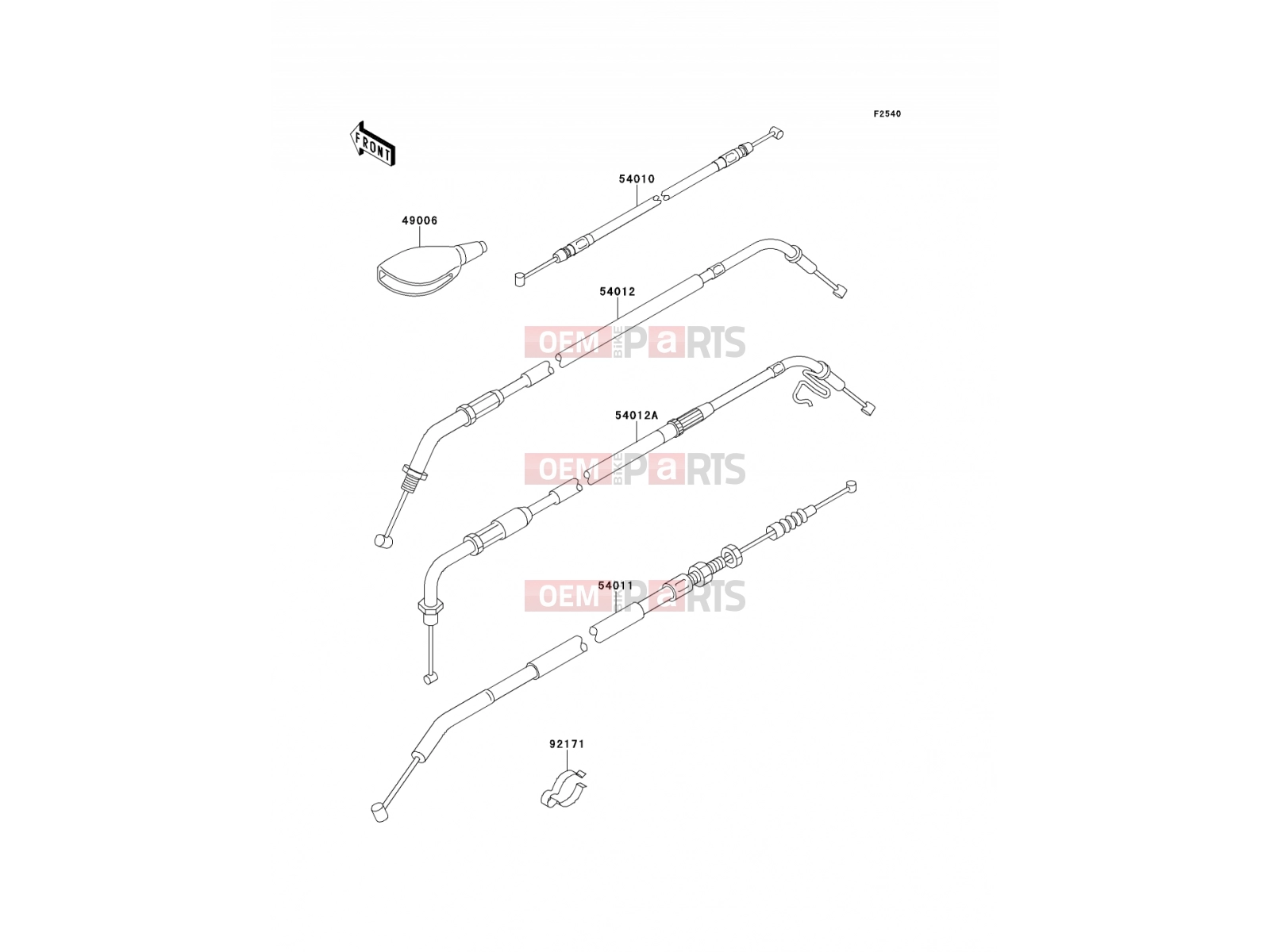 KAWASAKI 2002 Cables