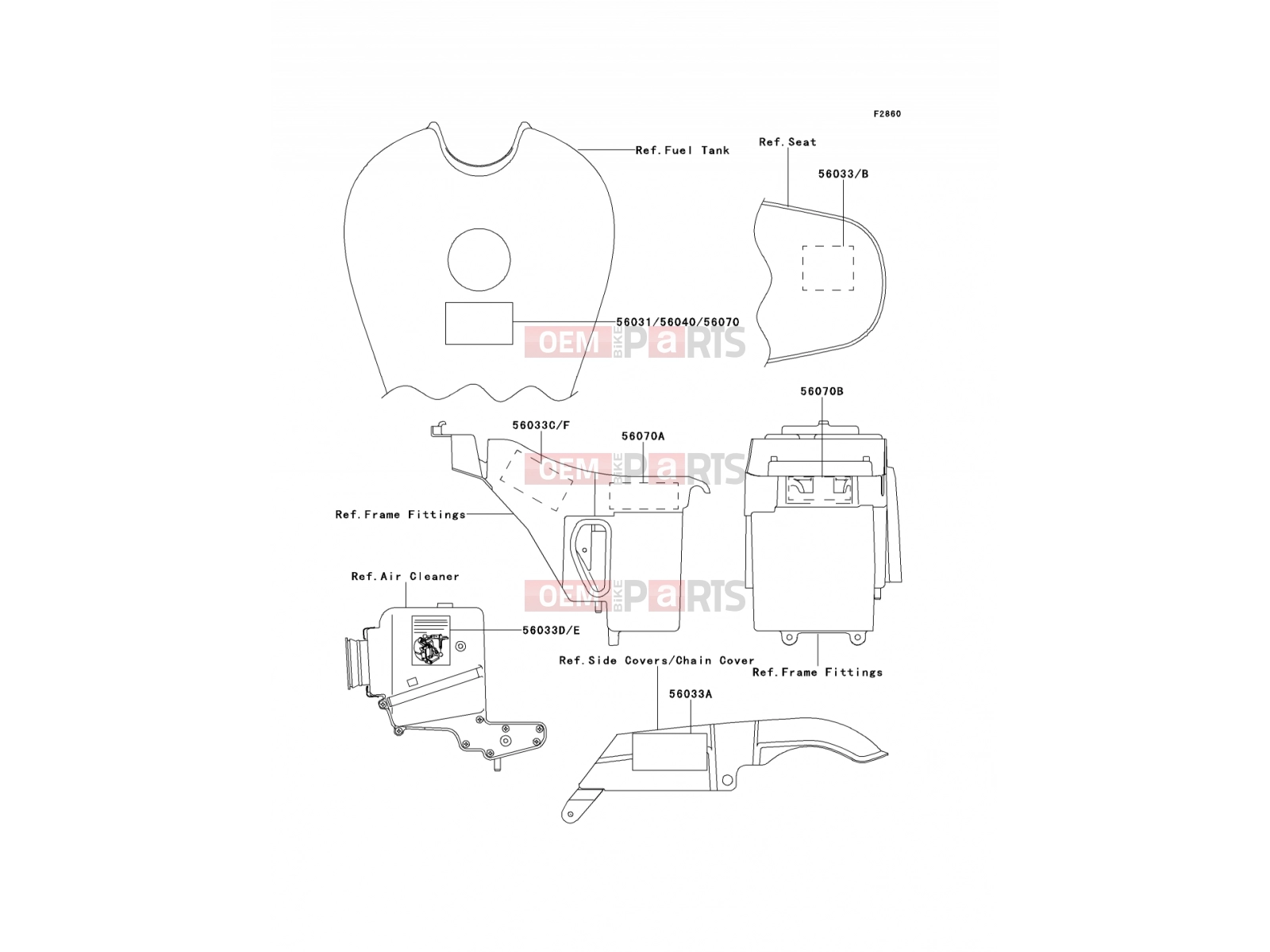 KAWASAKI 2002 Labels