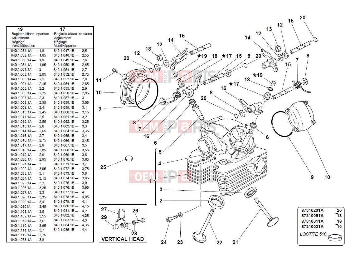 DUCATI 2004 Monster 1000 S VERTICAL HEAD