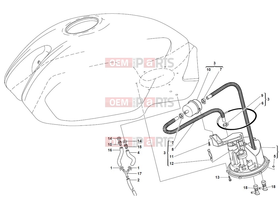DUCATI 2004 Monster 1000 S FUEL SYSTEM 1