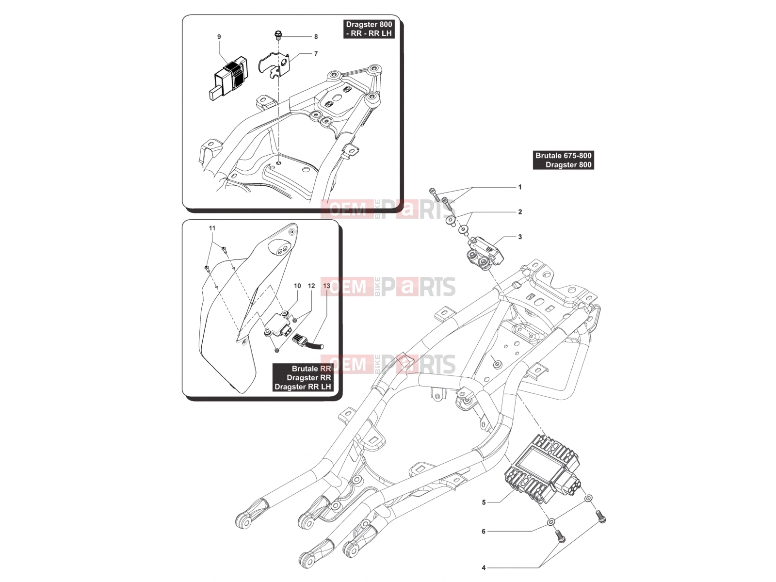 MV Agusta Brutale 800 <2016 Rectifier - Regulator Assy