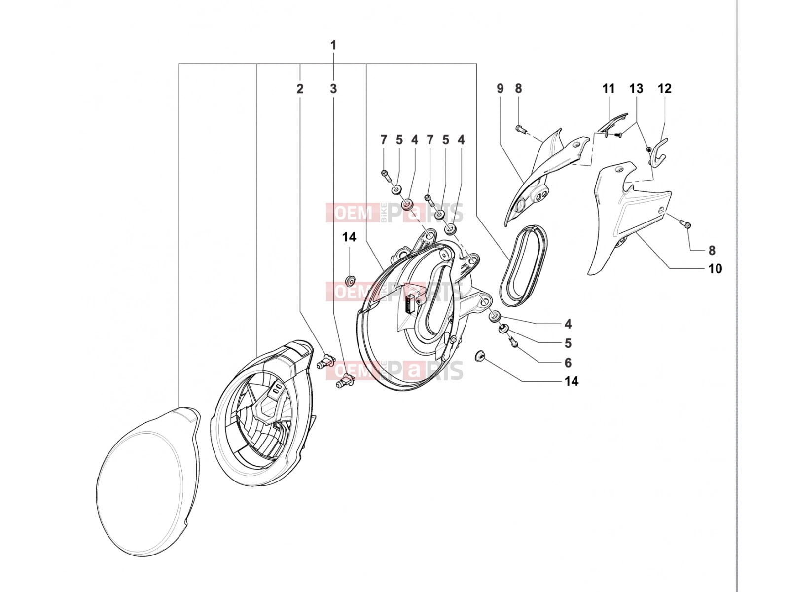 MV Agusta Brutale 800 <2016 Headlight