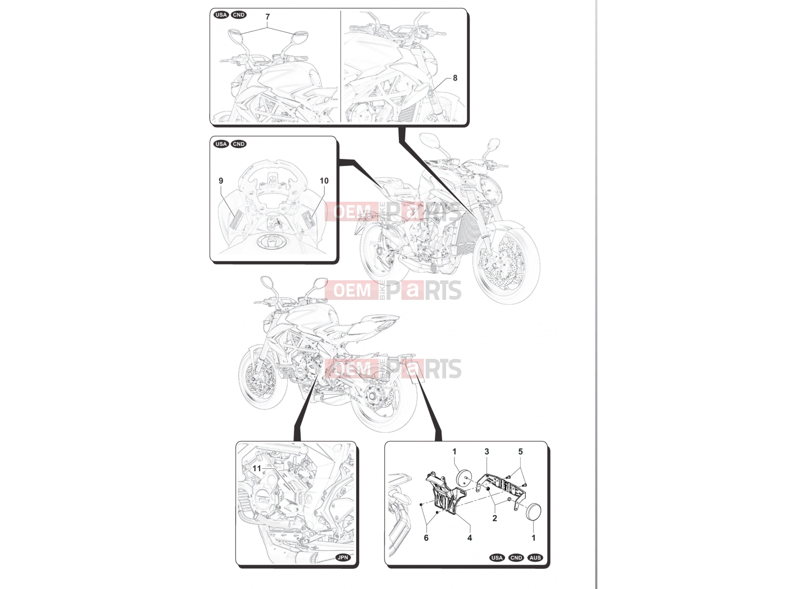 MV Agusta Brutale 800 <2016 Foreign Countries Versions