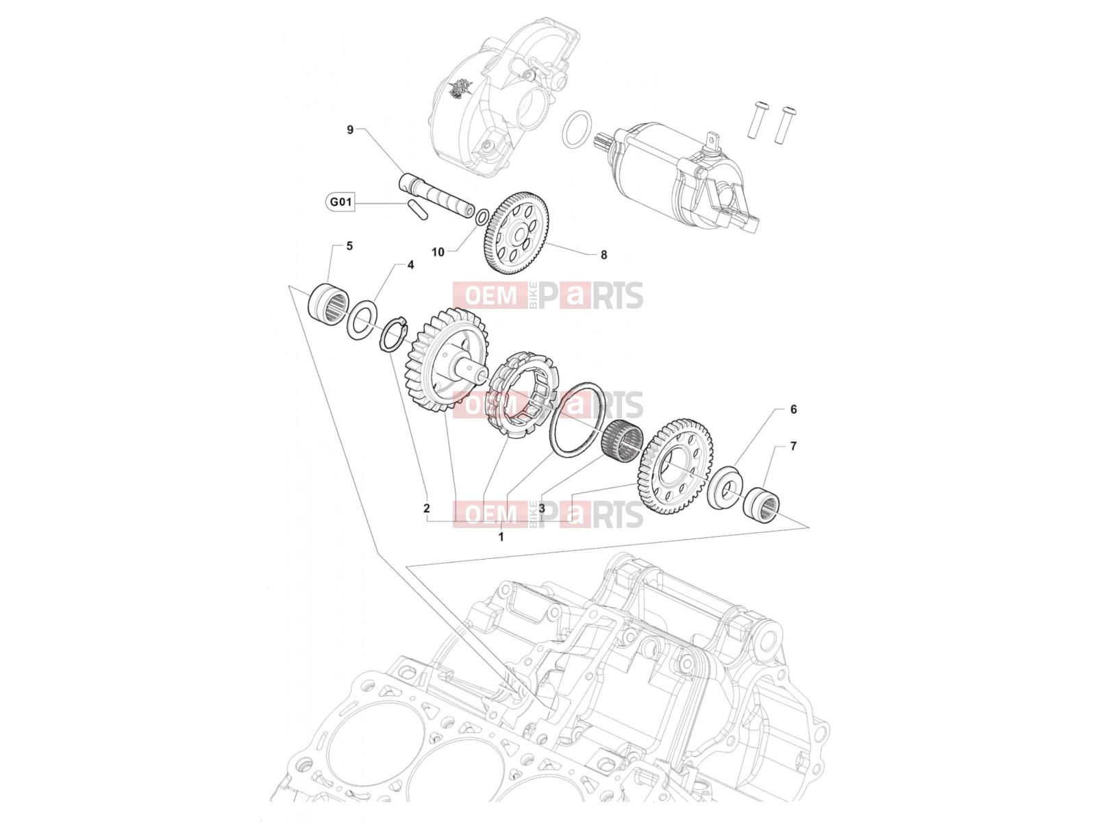 MV Agusta Dragster 800 Starting System