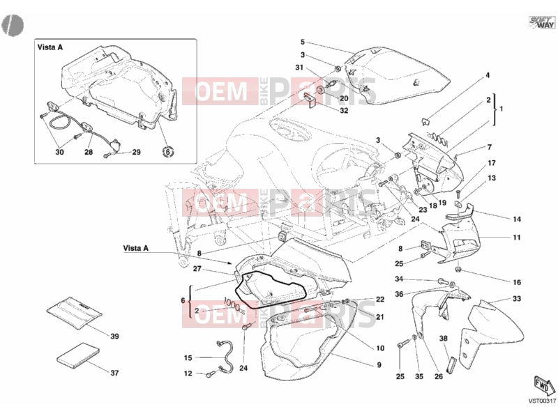 DUCATI 2006 Multistrada 1000 FAIRING » PLASTICS