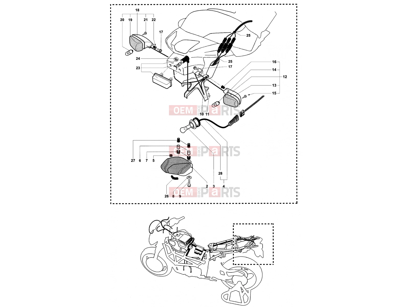 MV Agusta Brutale 750 S Taillight - Indicators
