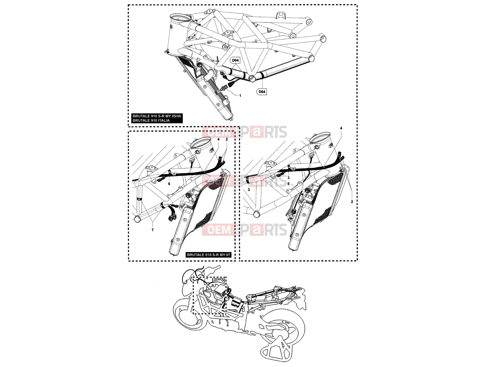 MV Agusta Brutale 910 S Electric System 2